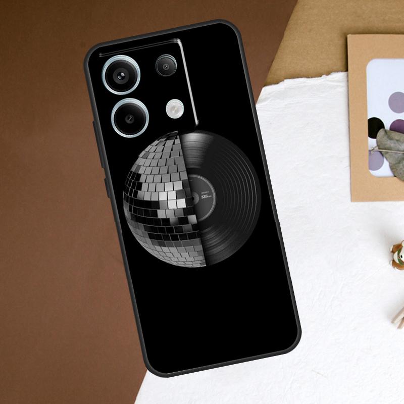 

Vinyl DJ Record Art Case For Redmi Note 11 12 13 Pro Plus 9 10 10S 11S 12S Redmi 12 9C 10C 12C 13C Back Cover Redmi Note 13 Pro 4G