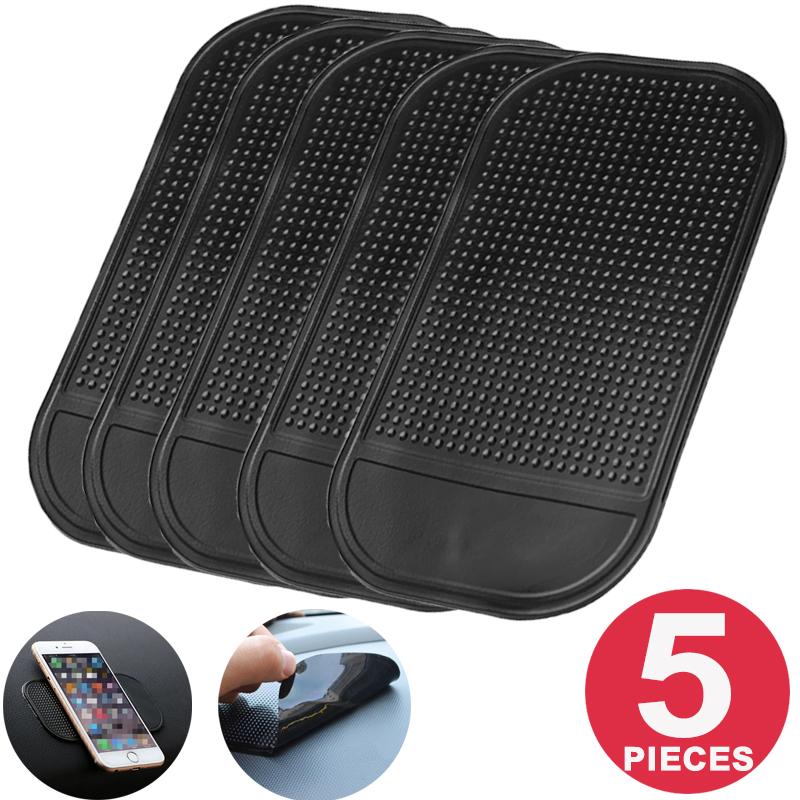 Tablero de Coche Almohadilla Antideslizante de Silicona Soporte para Llaves Gafas Teléfono Alfombrilla de Almacenamiento Interior de Coche Almohadilla Pegajosa Antideslizante Soporte para Teléfono