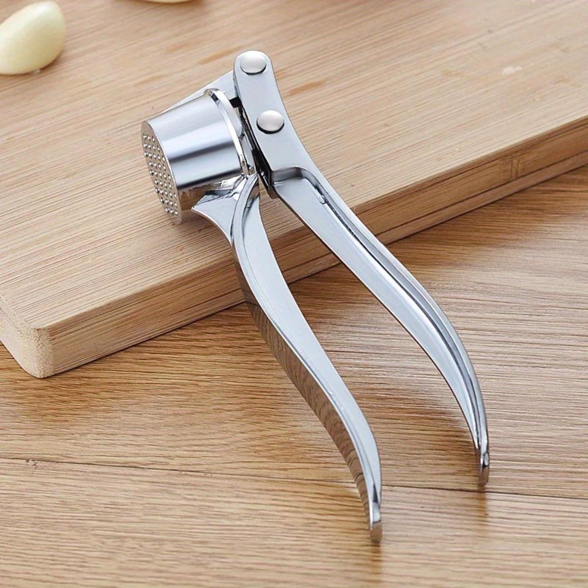 Garlic Press, Garlic Puree Making Tool, Garlic Cooking Tool, Handheld Lemon, Ginger, Garlic Press, Multifunctional Kitchen Tool, Kitchen Utensils 1 PCS