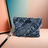 Denim Tassel Cosmetic Bag, Large-capacity Storage Bag, Portable Toiletry Bag, Lotion Brush Bag, Finishing Bag