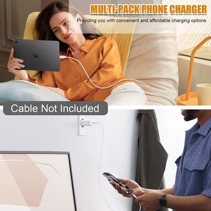 Chargeur Rapide 45W - Samsung - A16 A17 A36 A56 - 2 Câbles USB-C 1M - Blanc