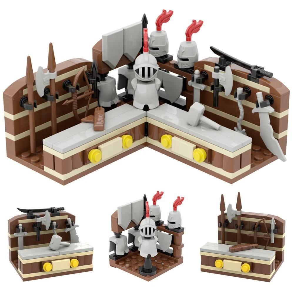 Medieval Castle Siege Weapons Building Blocks Siege Engine Cannon Car  Catapult Crossbow MOC Assembly Bricks Toys