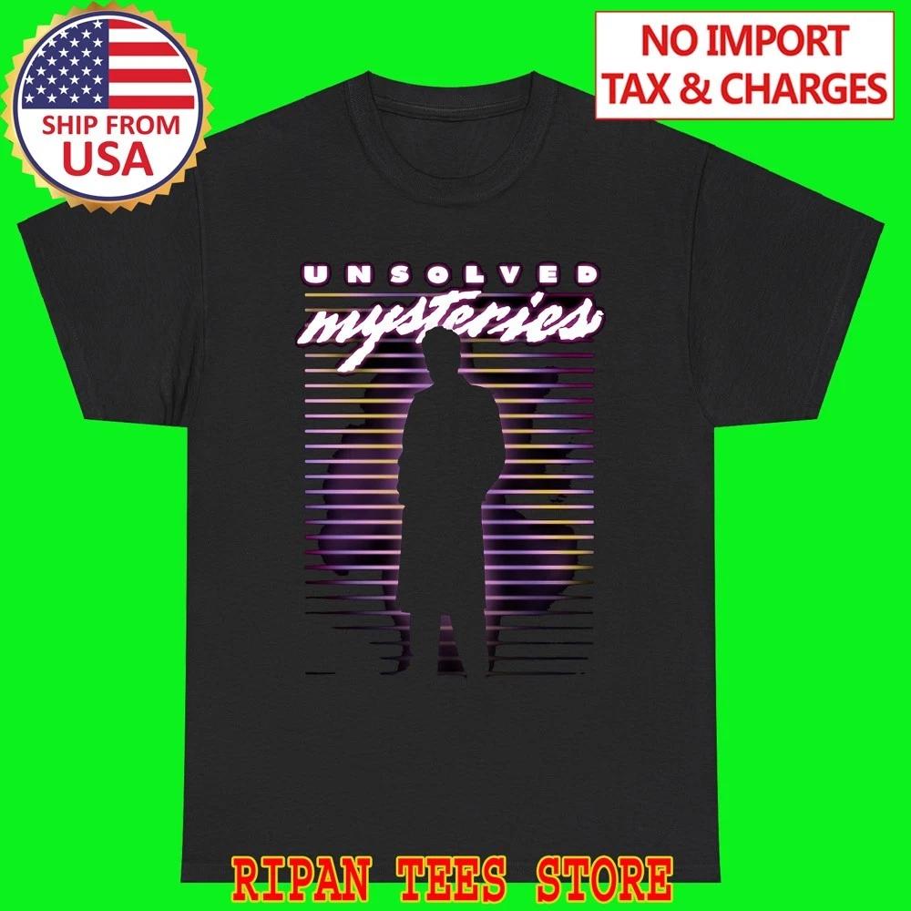 Unsolved Mysteries Tv Show Black T-Shirt Tee Top Unisex M
