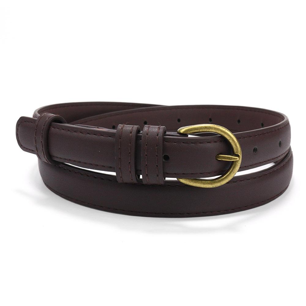 Women'S Belt Simple Vintage Belt Women'S Decorative Student Jeans Belt