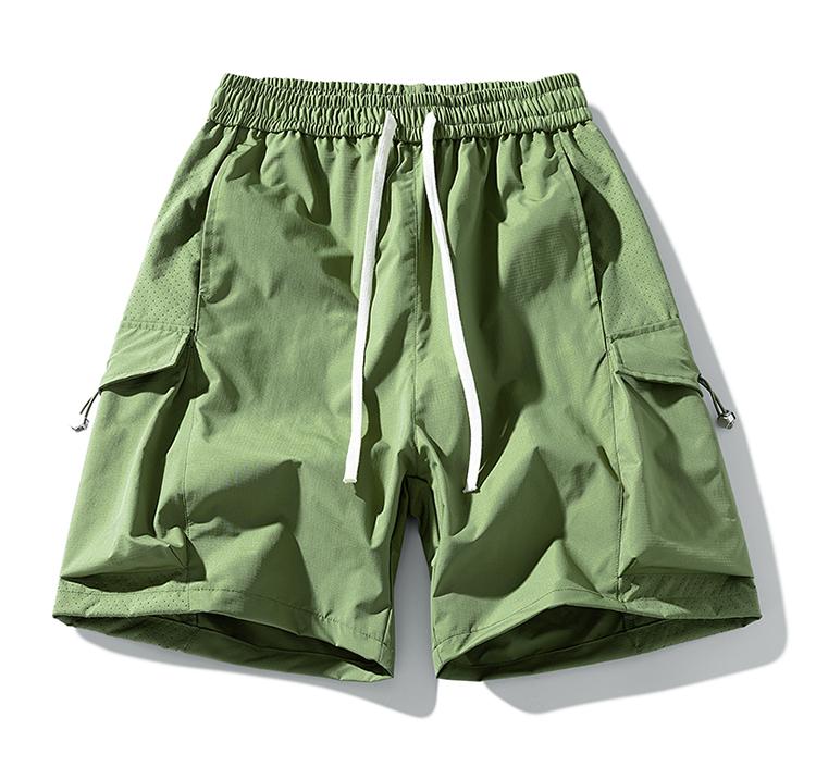 Men's Casual Shorts, Ice Silk Outdoor Workwear Shorts, Men's Quick Drying Shorts, Loose Sports Pants