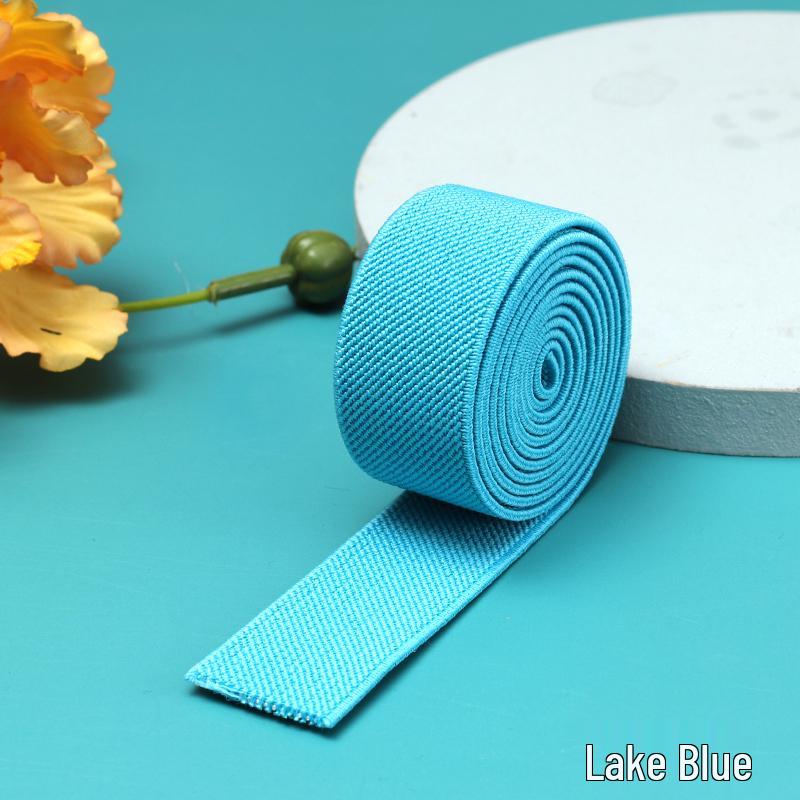 2,5 cm dicker doppelter Köper, doppelseitiger elastischer Bund & Autozierleisten-Einfassung für Bekleidungszubehör