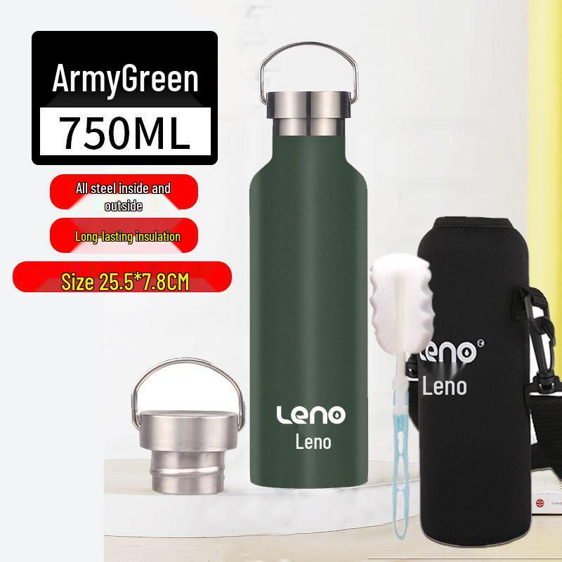 316 Stainless Steel Vacuum Insulated Sports Bottle - Double-Layer, Wide Mouth, Portable American Style