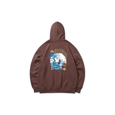 Li Ning Badfive Pullover Sweatshirt Men Sweatshirts Pepper-Brown AWDQ995-1