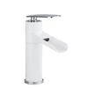 Antique Basin Faucets Waterfall Faucet Bathroom Black Sink Taps Single Lever Hot and Cold Water Mixer Taps Black White