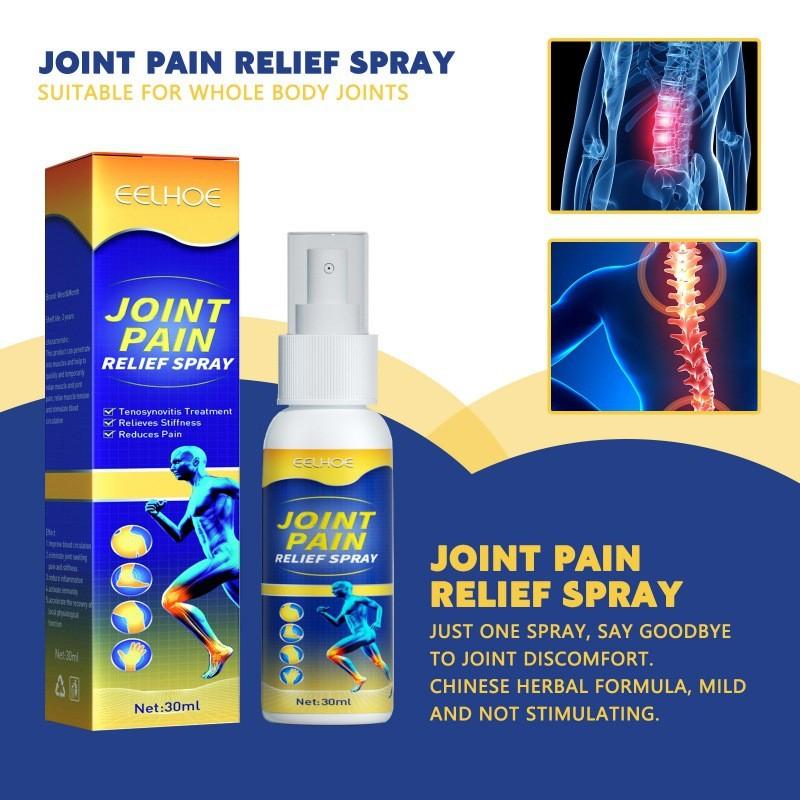 Eelhoe Joint Pain Relief Spray For Discomfort In Back Neck Knees And Joints 30ml