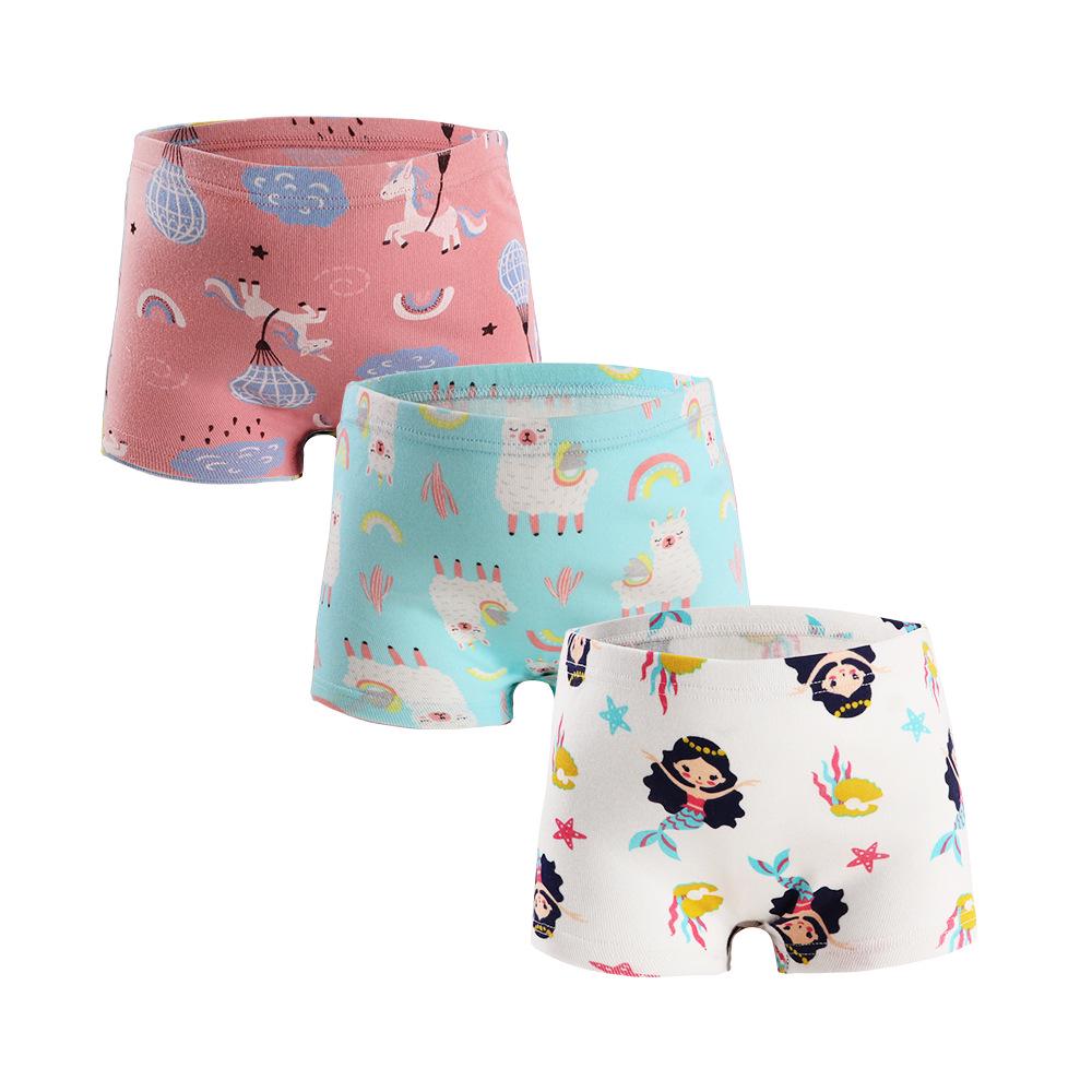 Kız Çocuk %100 Pamuk Boxer Külot - Küçük Çocuk ve Bebek İç Çamaşırı