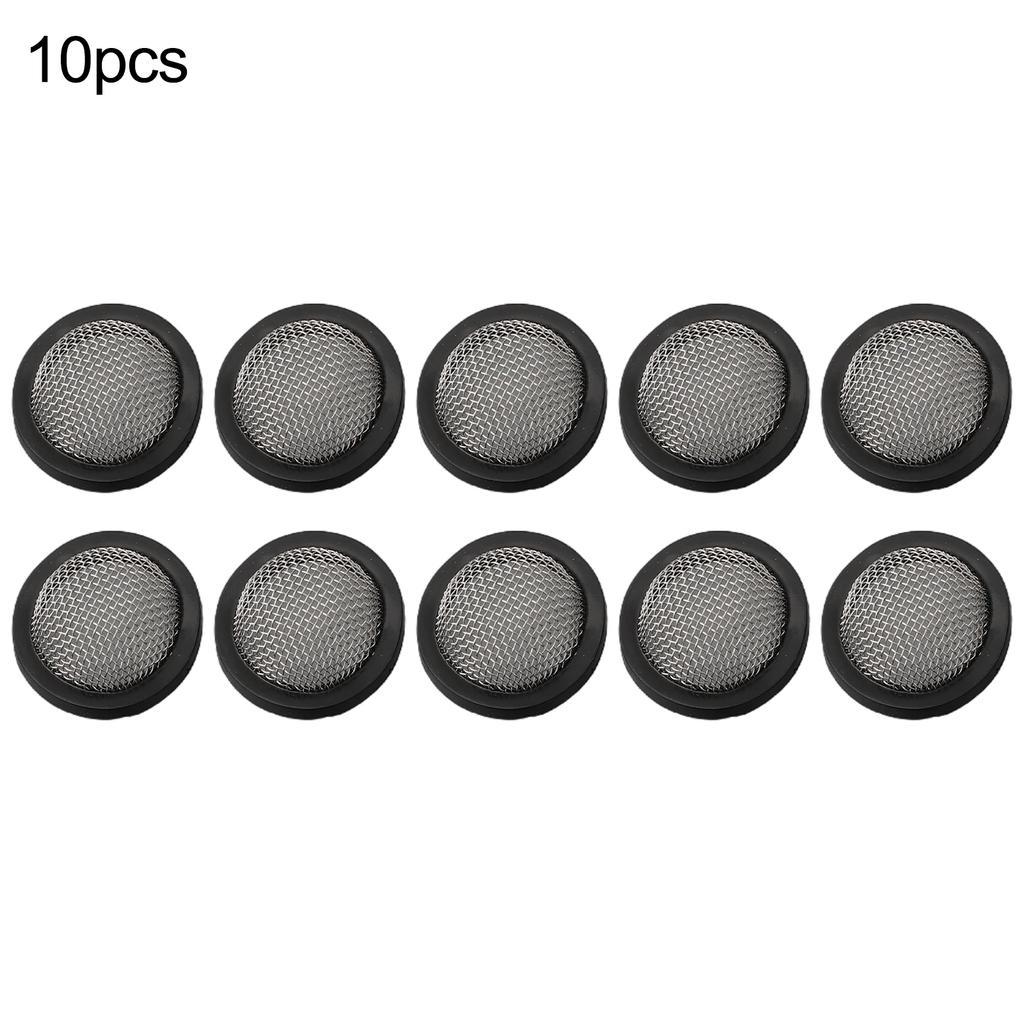 10pcs Garden Shower Hose Silicone Rubber Washers Filter Mesh Replacement For Washing Machine Faucet Seal Shower Head Accessories