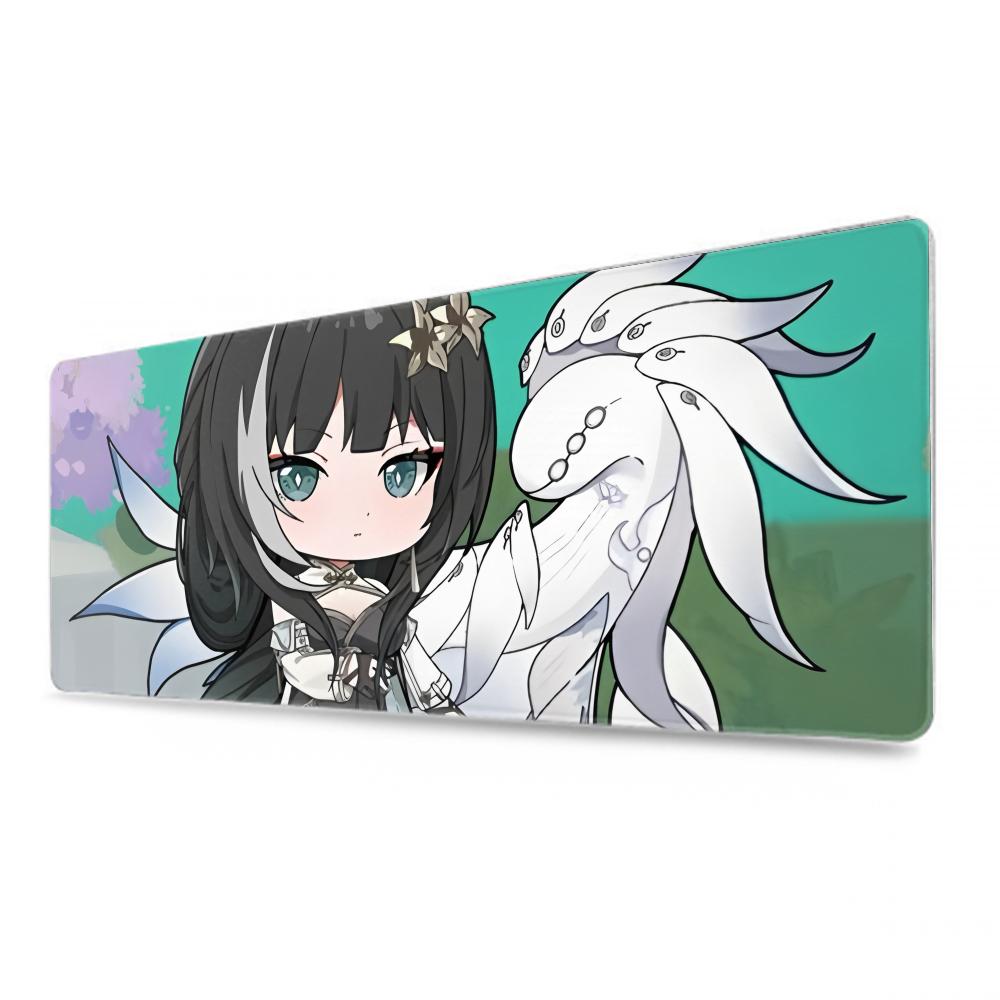 Baizhi Wuwa Mouse Pad 500X1000 Mm Large Gaming Mousepad Gamer XL Rubber Otaku Keyboard Pad Laptop Desk Mat