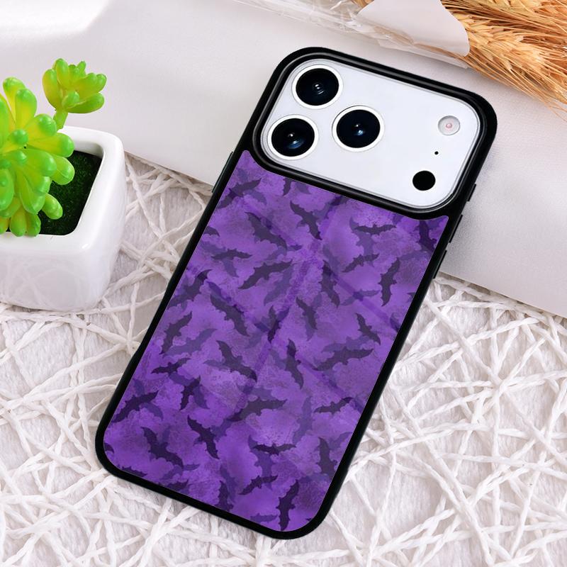 Halloween Bat Phone Case for iPhone 17 Air 16 15 11 12 14 13 Pro Max Shockproof Cover