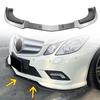 Para Mercedes Benz Clase E W207 C207 Coupé 2009-2012 Labio Divisor Spoiler Delantero Negro Mate Brillante Aspecto Fibra de Carbono
