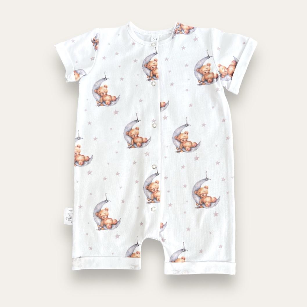 

Ромпер з шапочкою Ведмедики 680-740mm білий