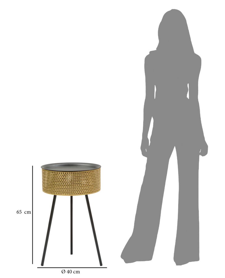 Table Glovy Cm Ø 40X65