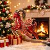 Galloping Goat Goat Pendant Shining Goat Bag Charm Goat Hanging Ornament  Christmas Tree Ornament