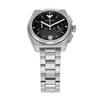 Emporio Armani Men's Chronograph Movement Stainless Steel Watch, 43mm Case, Silver, Modern Design
