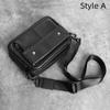 PU Leather Crossbody Bag Men Casual Mobile Phone Bag Fashion Shoulder Bag Men  School