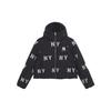 New MLB New York Yankees 24FW Down Jacket Puffer Coat Women's Black 3FDJG1046-50BKS