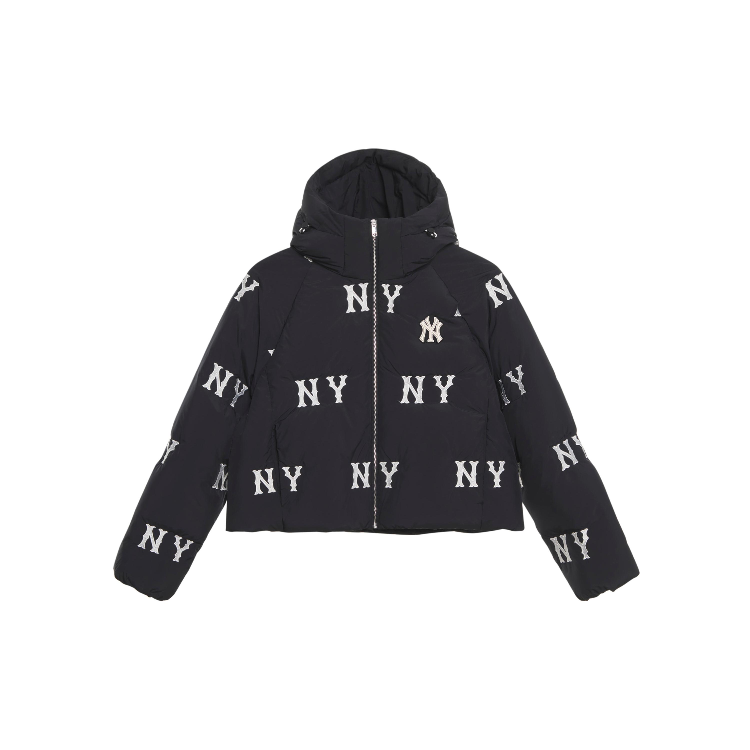 

New MLB New York Yankees 24FW Down Jacket Puffer Coat Women s Black 3FDJG1046-50BKS S