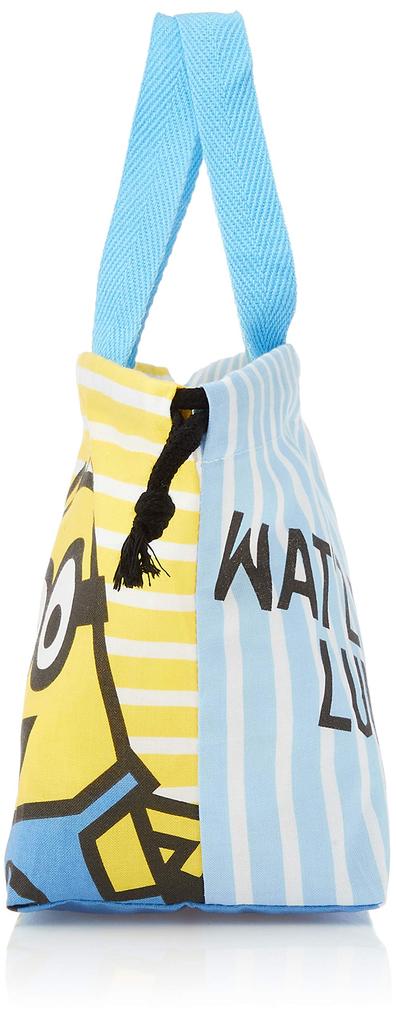 Skater Minions 3 Lunch Drawstring Bag, Despicable Me 3 Lunch Bag, Made In Japan, KB7