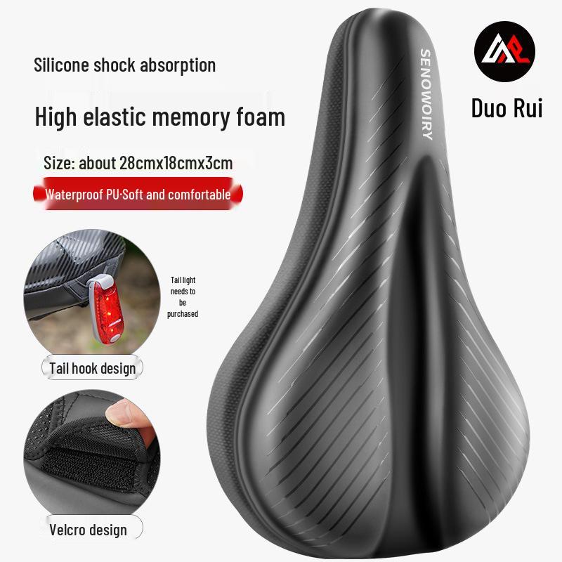 

Чехол для велосипедного седла - Супермягкий, водонепроницаемый, утолщенный силикон для шоссейных и горных велосипедов Universal
