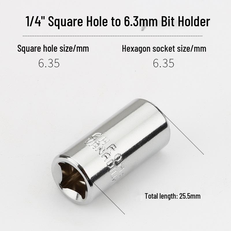 Набор бит и торцевых головок для ударного гайковерта с адаптером