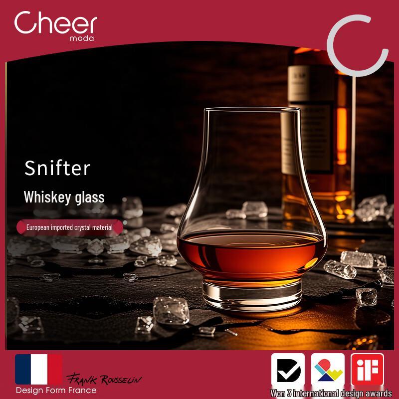 

Cheer Imported European Style Whiskey Glass Set, 2-Pack
