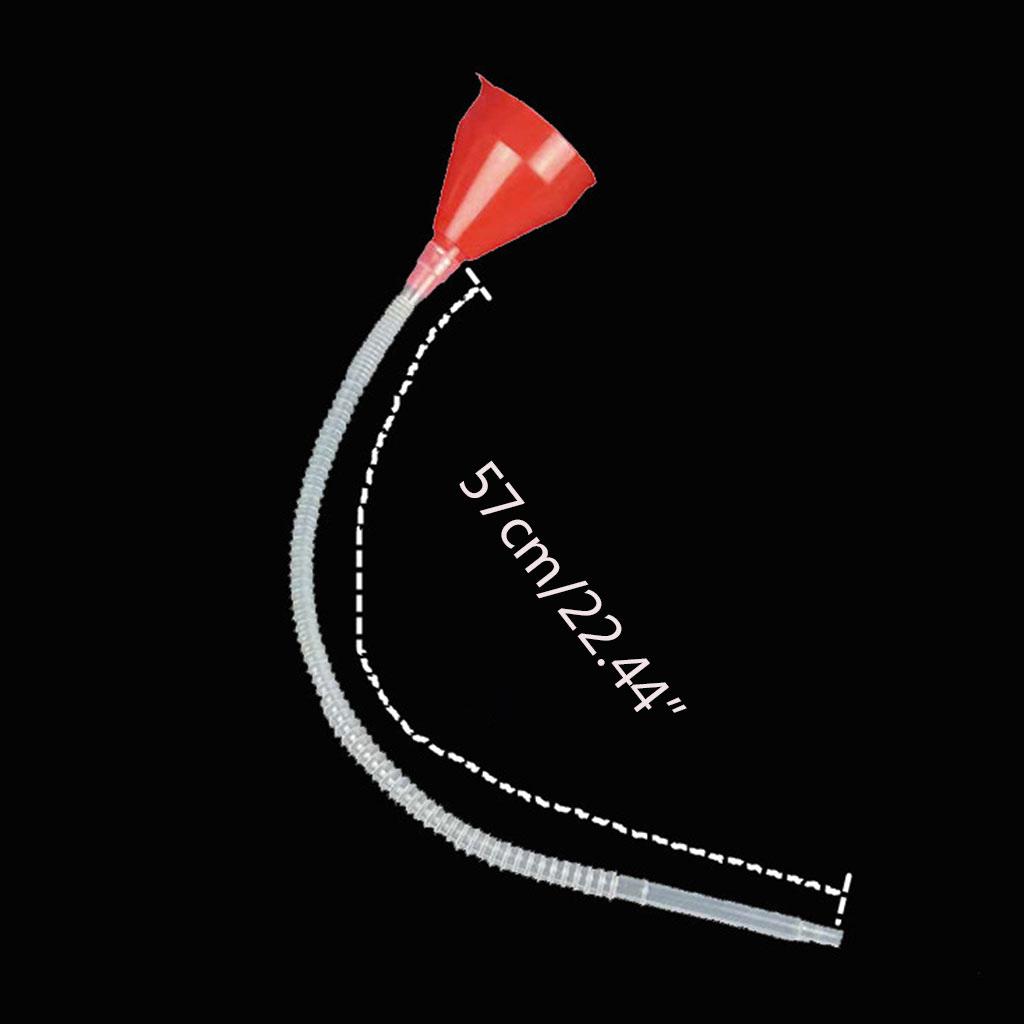 Motorcycle Car Refueling Multi-Function Funnel Gasoline Engine Oil Additive Farm Machine Funnel Filling Spout Pour Tool