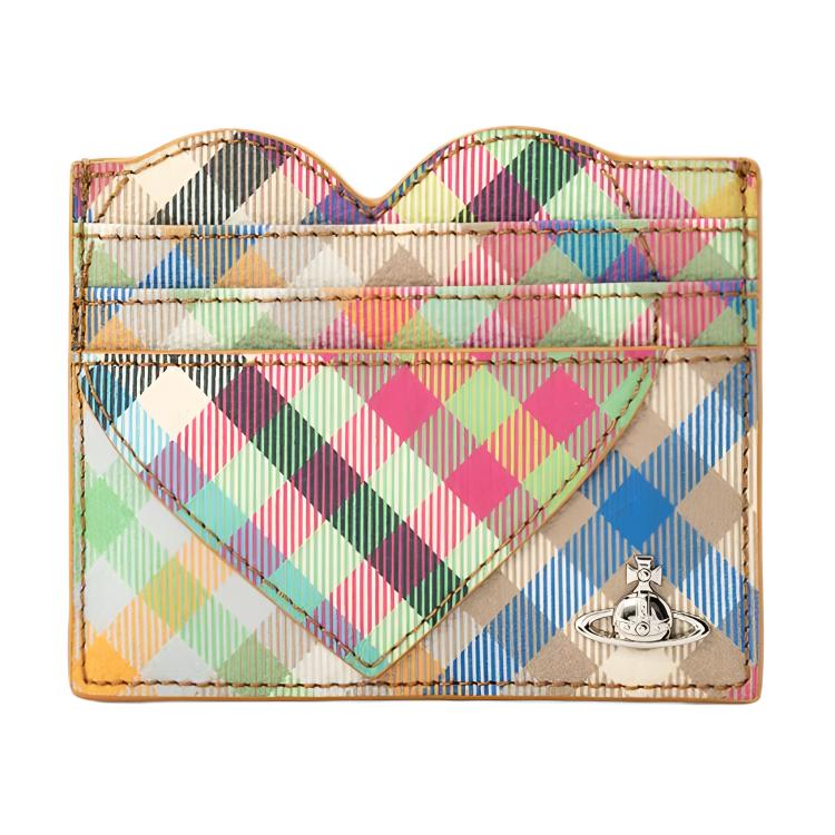 

Vivienne Westwood Buccia DArancia Heart Print Card Holder Women accessories Silver Beige 1220961263-901 Basic Set (Bag)