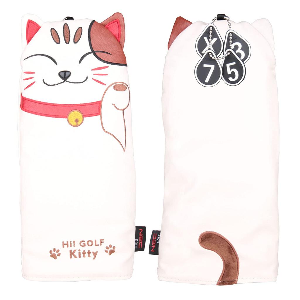 Golf headcovers for drivers woods utilities putter covers for magnetic type with Odyssey pin type with Scotty Cameron cat single item woods and