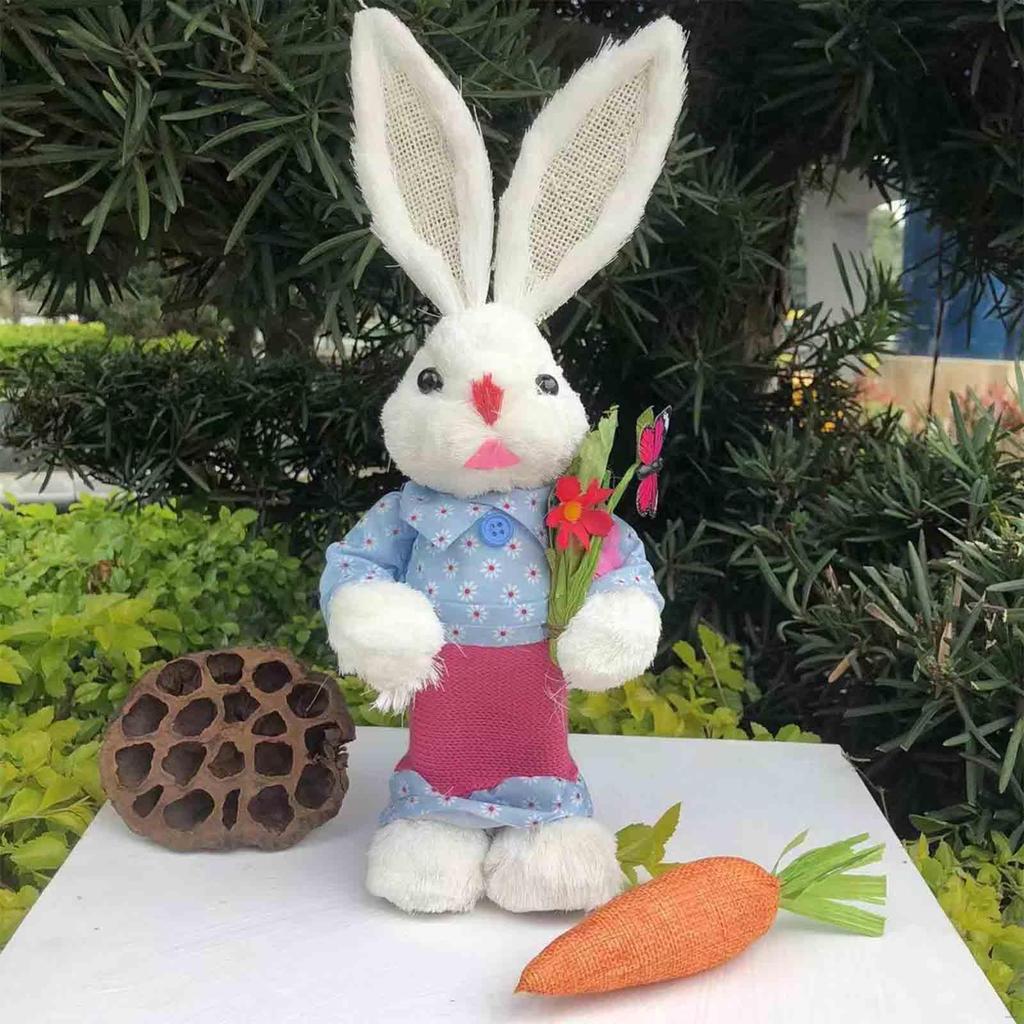 Easter Figurines Animal Crafts for Table Decoration