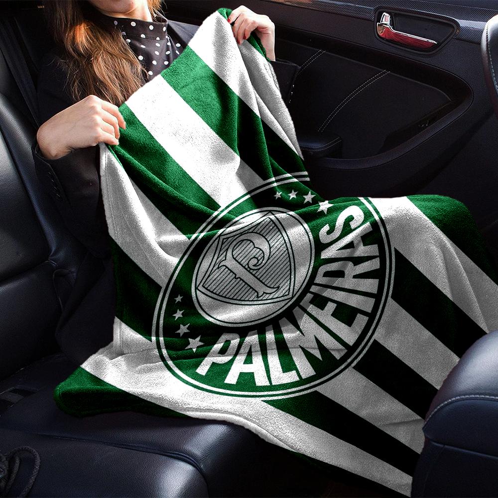 Palmeiras Theme Printed Blanket - Perfect for Couch, Bed, Travel & Outdoor Use | Machine Washable, Cozy & Durable.
