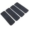 4Pcs RV Stair Covers Carpets Anti Slip Quick Drying Waterproof RV Step Covers Rug with Reflective Strip for RVs Motor