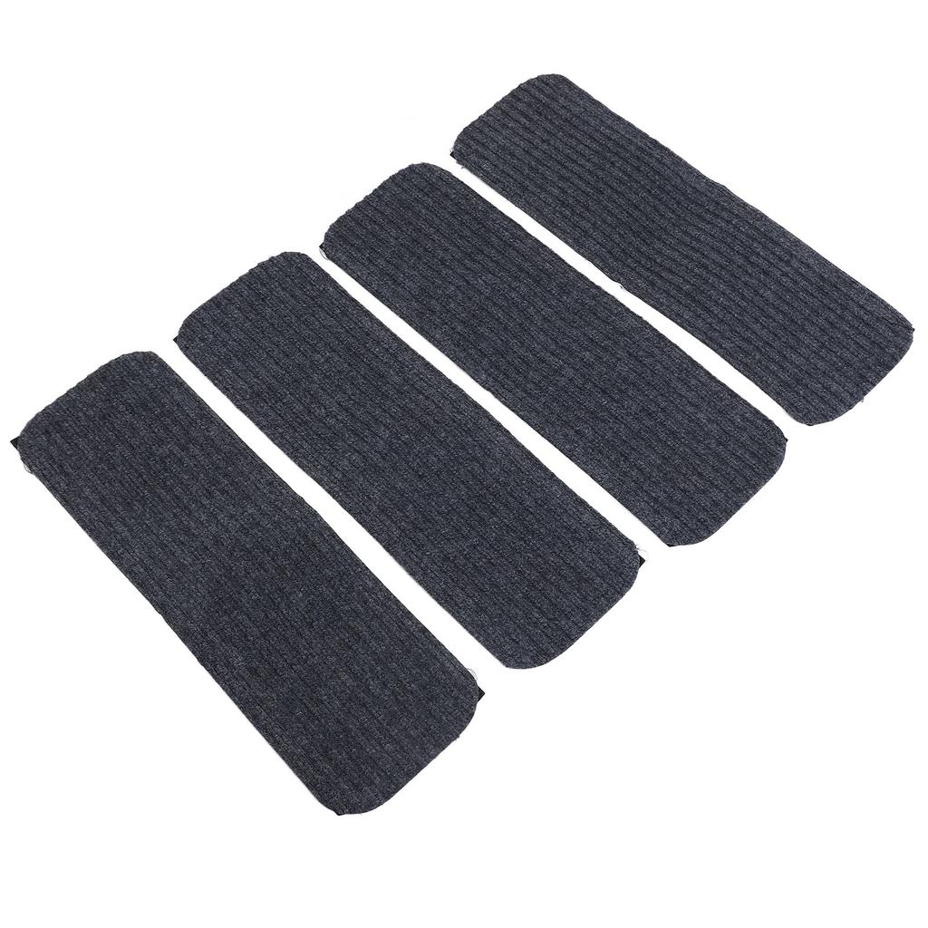4Pcs RV Stair Covers Carpets Anti Slip Quick Drying Waterproof RV Step Covers Rug with Reflective Strip for RVs Motor