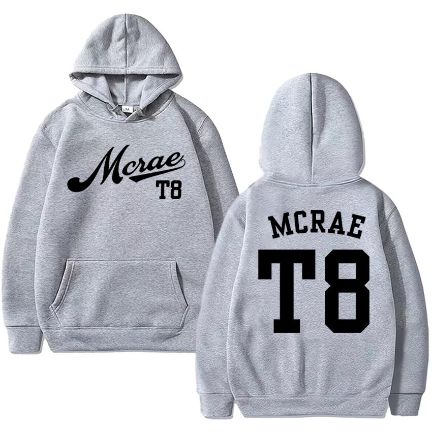 Tate Mcrae T8 Concert 2025 Double Sided print black Hoodies Men women fashion Y2k pullovers Unisex Fleece Long sleeve Sweatshirt