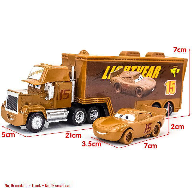 Mack Truck & Race Car Alloy Toy Set for Kids