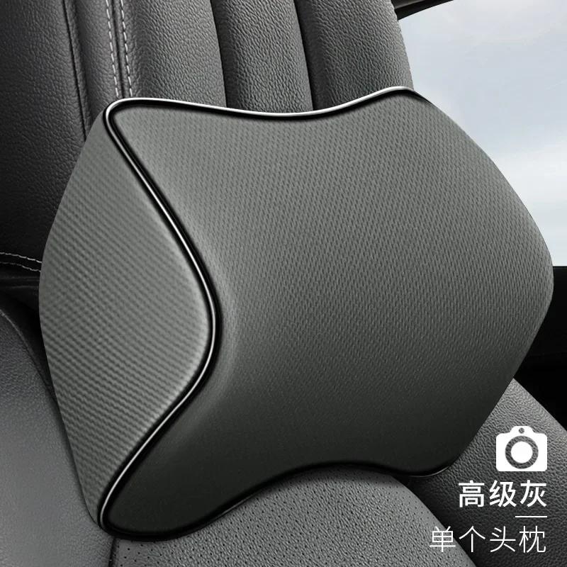 New Headrest Neck Pillow Auto Car Neck Cushion Memory Foam Breathable Head Support Neck Rest Protector Automobiles Interior