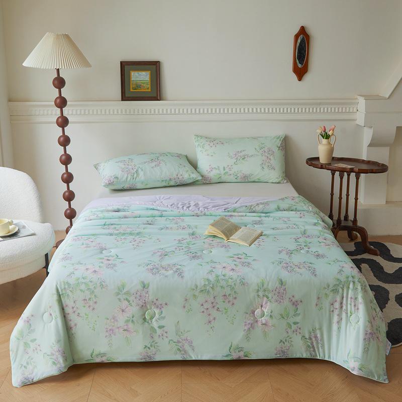 Letní deka Cool Ice Silk typu A: Lze prát v pračce, lehký, komfortní klimatizace"