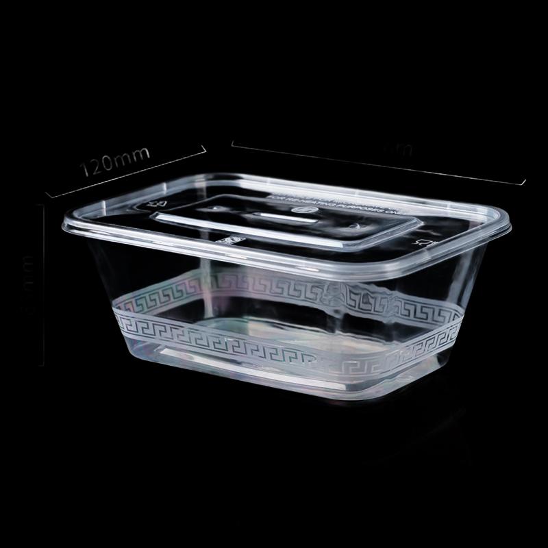 Disposable Plastic Rectangular Food Containers