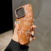 Lovely Bowknot Print Slim Matte for Magsafe Case For iPhone 16 Pro Max 15 14 Pro 13 12 11 Soft TPU Leather Texture Shockproof Magnetic Phone Cover