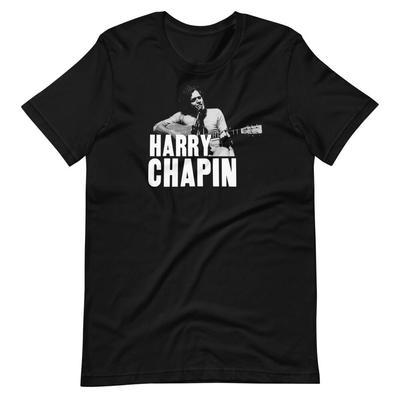 Harry Chapin Singer Custom Design Graphic Tee Shirt Unisex 100% Cotton T-shirt Mens Tees Top