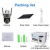 Wireless Solar-Powered Outdoor Night Vision Surveillance Camera with Low Power Consumption