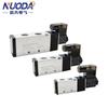 Pneumatic Electric Solenoid Valve 5 Way 2 Position Control Air Gas Magnetic 4V110-06 4V210-08 4V310-10 4V410-15 DC12V 24V AC220V Ventilation Valves 4