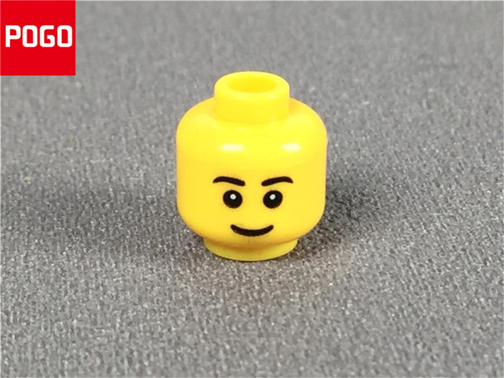 10pcs/lot MOC Bricks Male and Female Figure Head Face Expression DIY Compatible Mini Dolls Building Blocks Toys for Kids Gifts