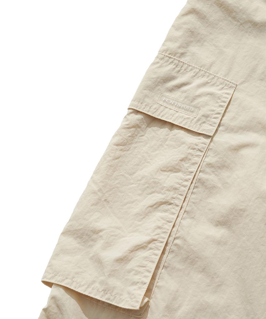 Pocheupocheu 24Ss Parachute Pants - Ivory