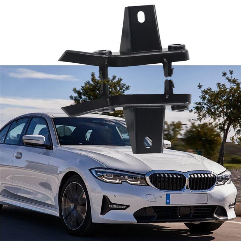 Front Bumper Bracket Mount For BMW 2018- For 3 Series G20 G28 Models Part Numbers 51117930989 51117930990
