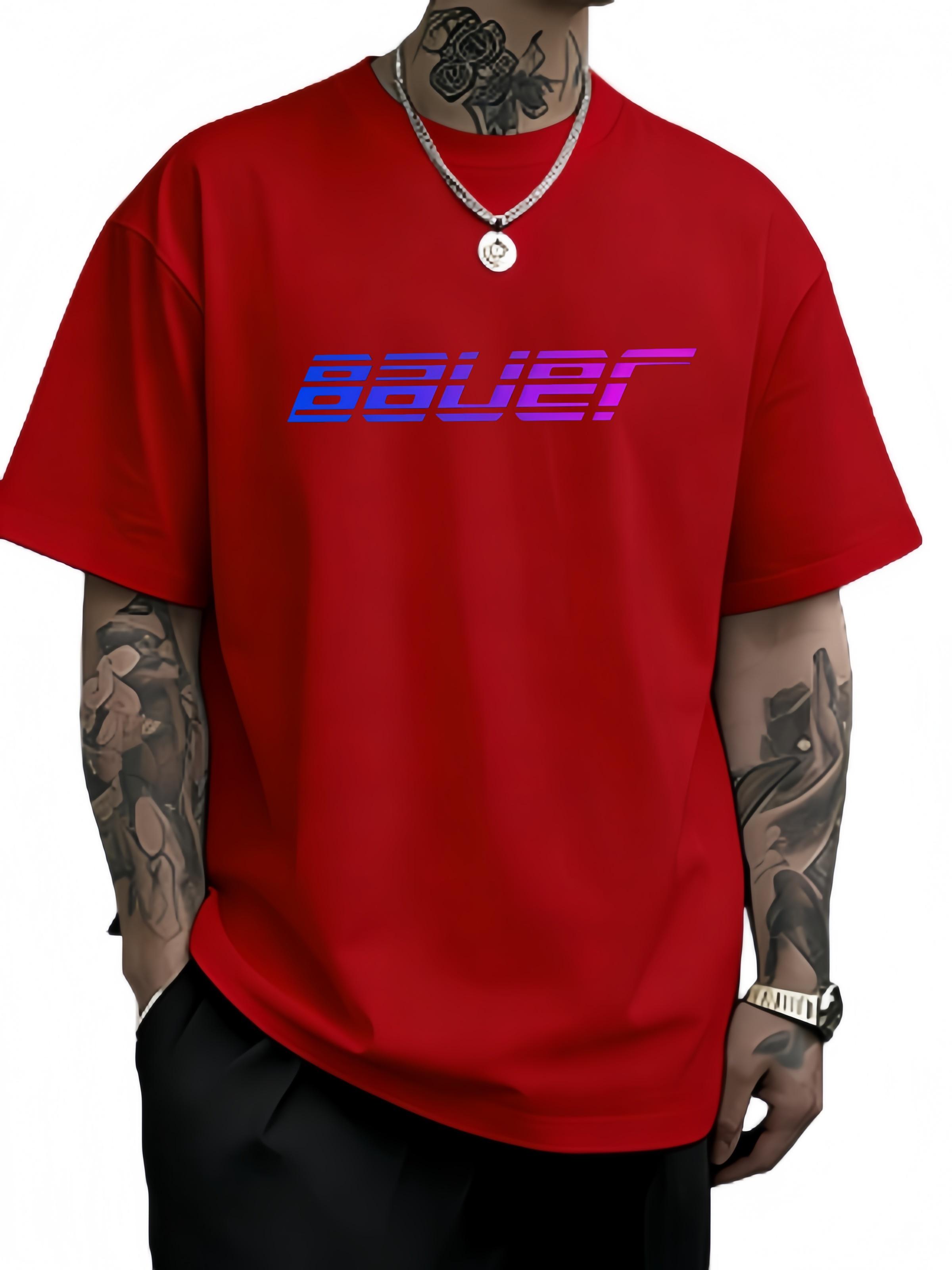 A hotselling mens fashion top a summer shortsleeved casual roundneck Tshirt suitable for daily wear S